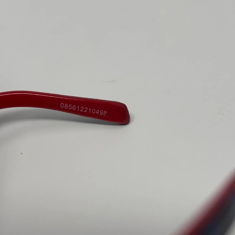 Marvel Spider Man Sunglasses Kids Red Web‎ Graphic Blue Tinted Lenses Superhero